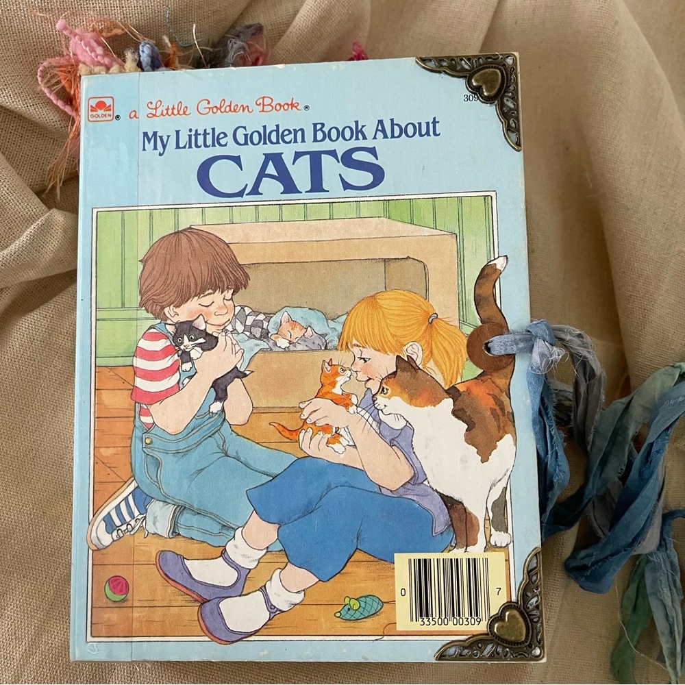 Junk Journal My Little Golden Book About Cats Little Golden Book